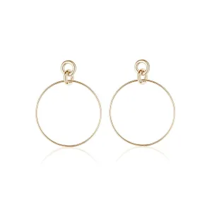 LINK TOP LARGE CIRCLE EARRING