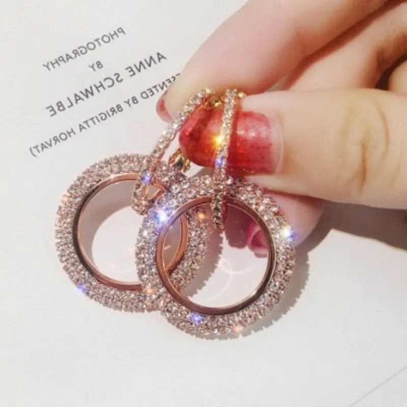 Long Tassel Bird Drop Earrings Sapphire Women's Wedding Jewelry