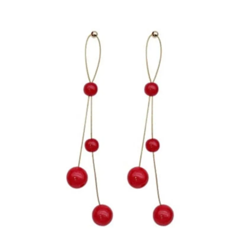 Long Tassel Bird Drop Earrings Sapphire Women's Wedding Jewelry