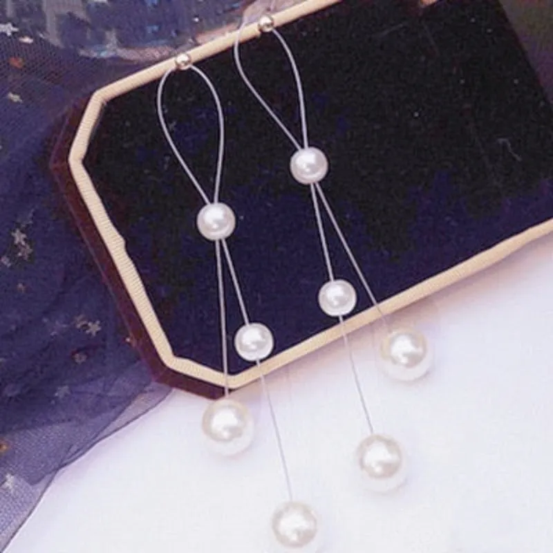 Long Tassel Bird Drop Earrings Sapphire Women's Wedding Jewelry