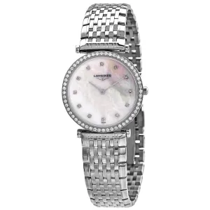Longines La Grande Classique Quartz Diamond Ladies Watch L4.513.0.87.6