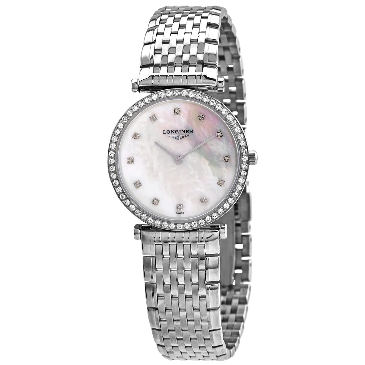 Longines La Grande Classique Quartz Diamond Ladies Watch L4.513.0.87.6