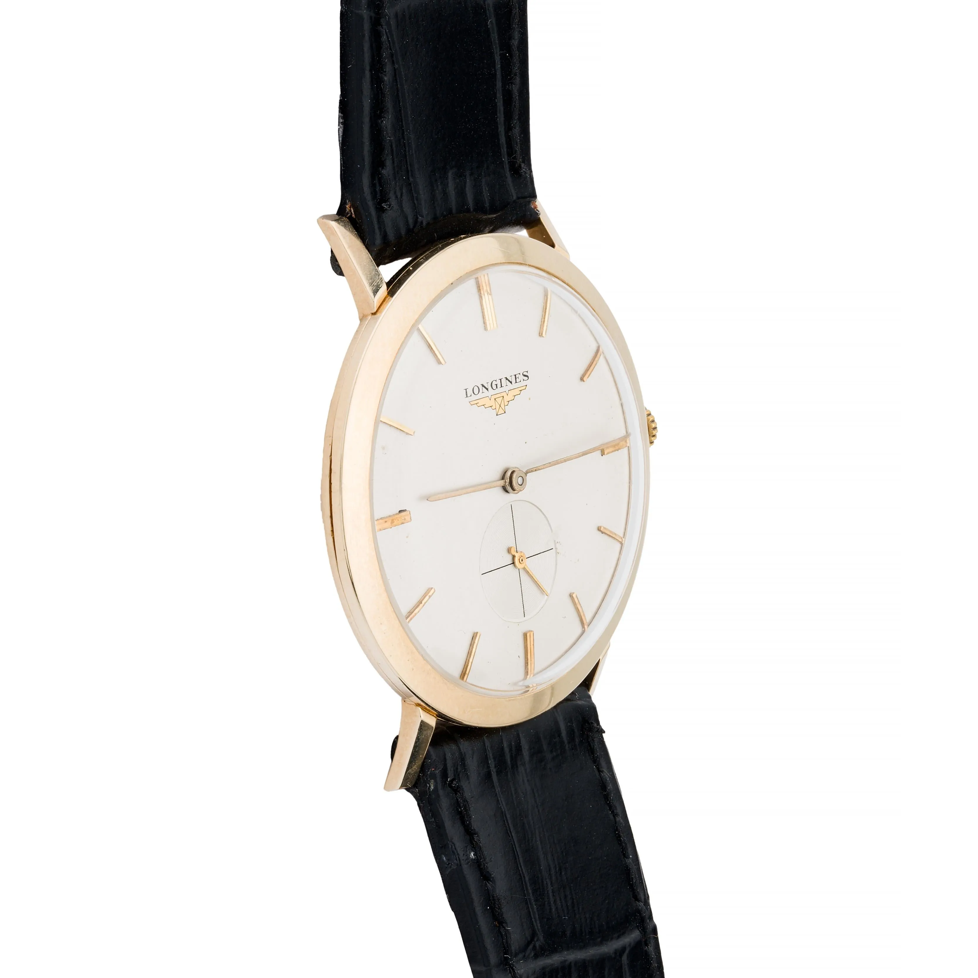 Longines Vintage Calatrava Dress Wrist Watch in 14 Karat Yellow Gold