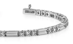 Memento Triple Diamond And Link Diamond Bracelet with 2.25 ct.(finished) 2.75mm