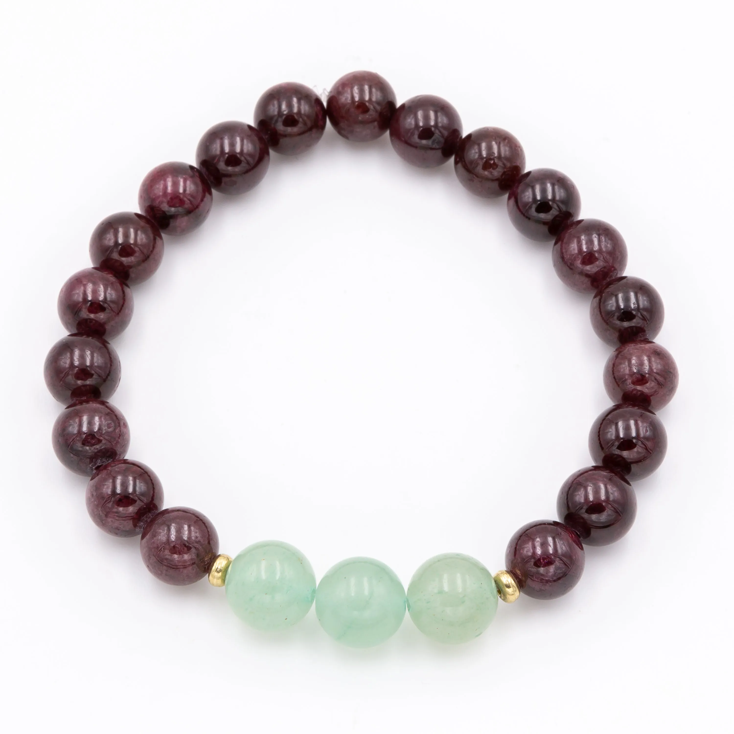 Men's Garnet Aventurine Bracelet