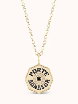 Mini Diamond Halo Porte Bonheur Black Diamond