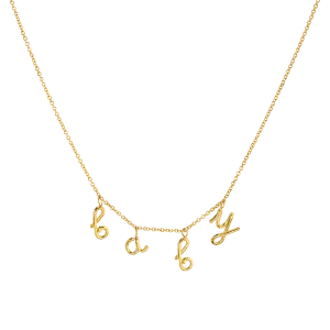 Mini Letter Baby Necklace