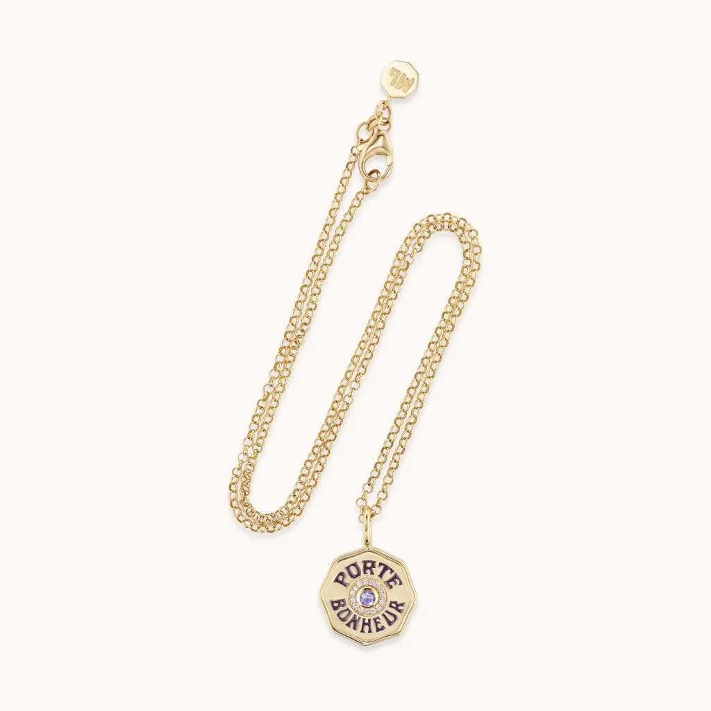 Mini Porte Bonheur Tanzanite