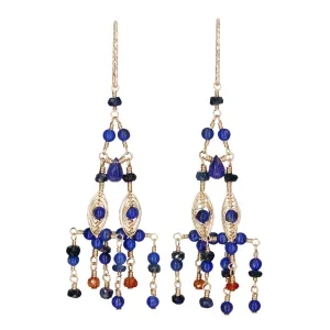 Mini Waterfall Sapphire Earring