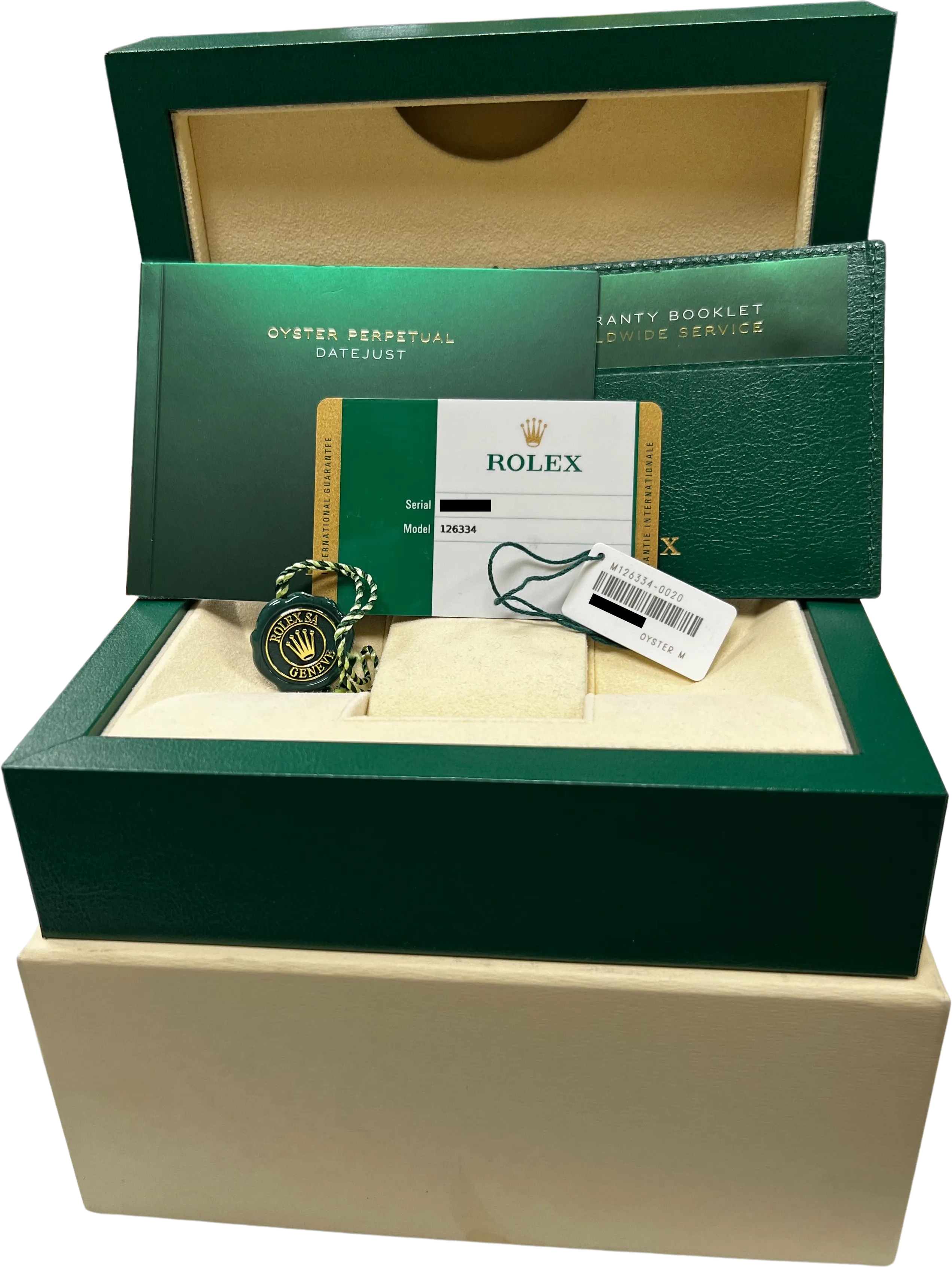 MINT Rolex DateJust 41mm MOP DIAMOND JUBILEE Stainless Gold Watch 126334 B P