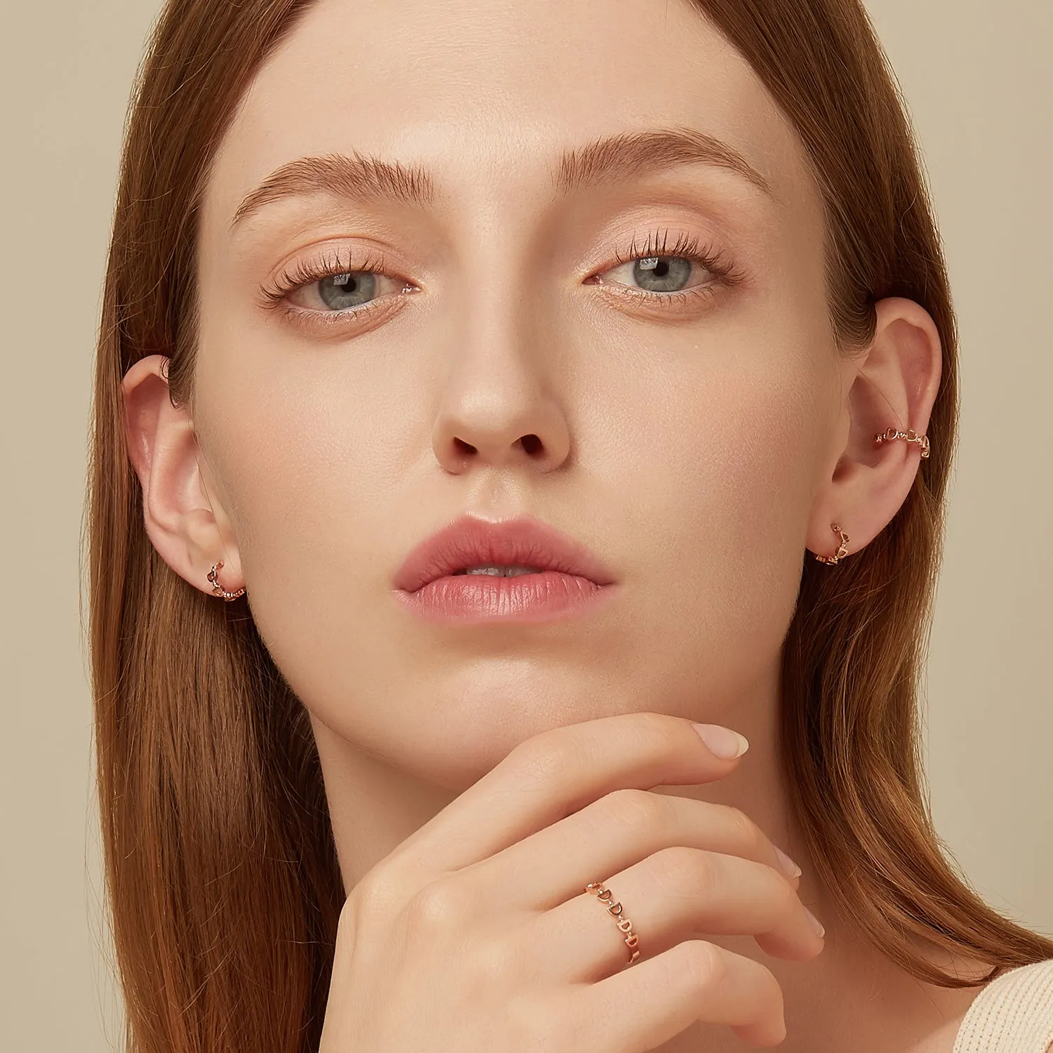Miss. Doux Gold Earring JDRER4S18XX
