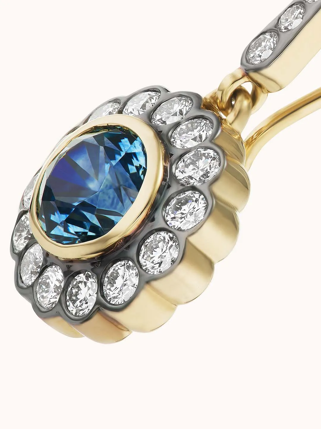 Montana Sapphire Alexandra Earrings