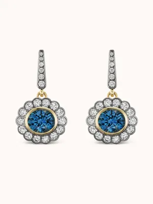 Montana Sapphire Alexandra Earrings