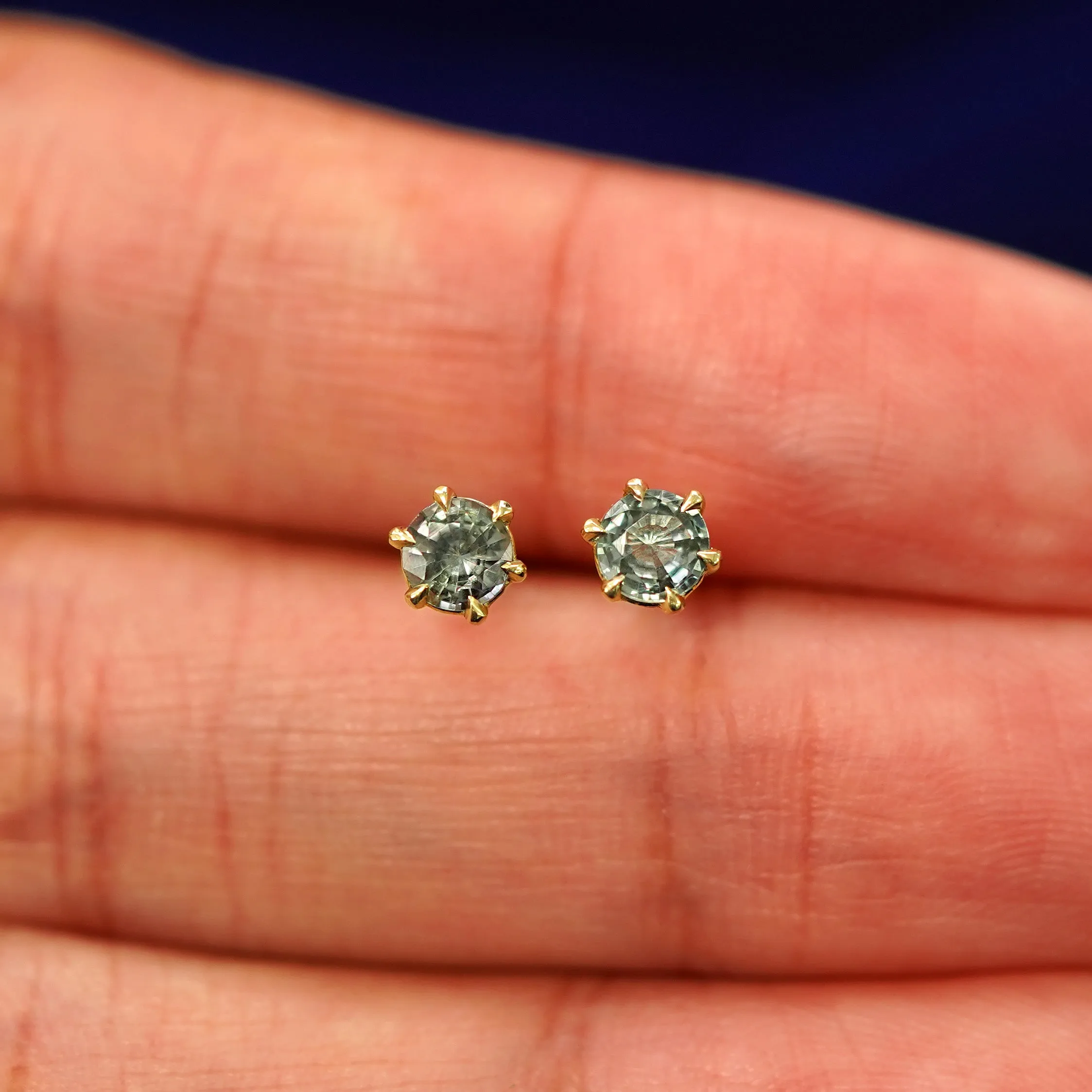 Montana Teal Sapphire Earring