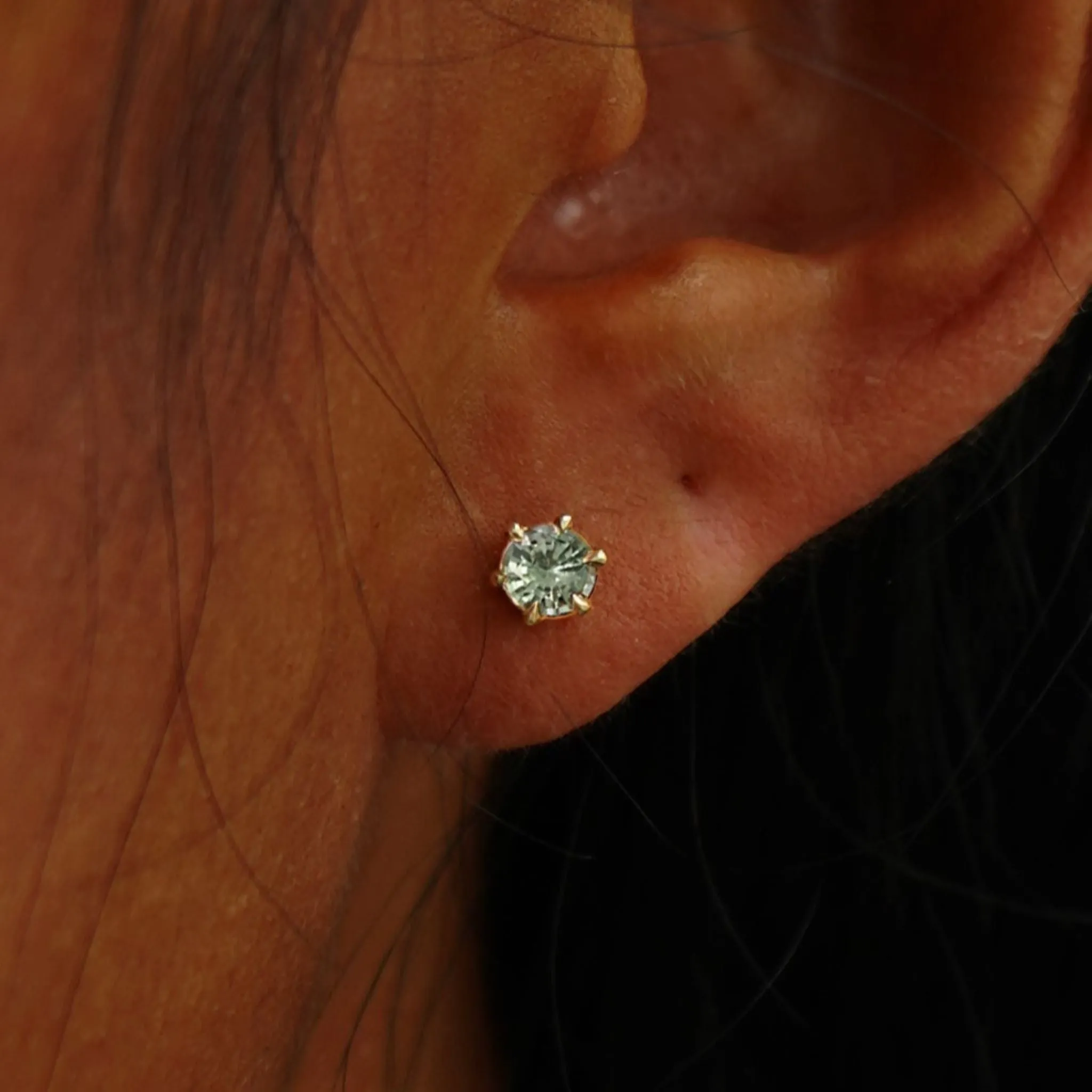 Montana Teal Sapphire Earring