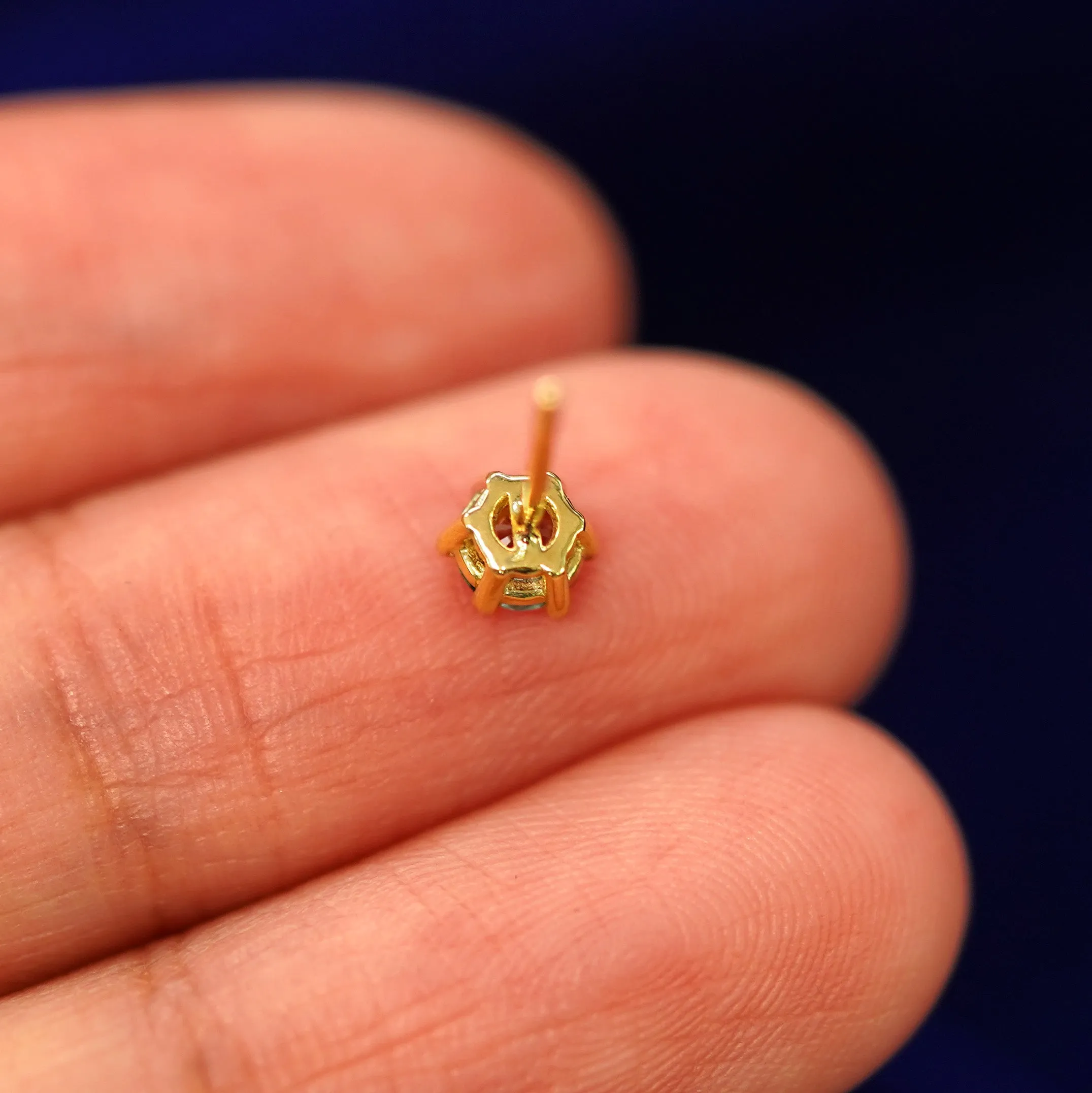 Montana Teal Sapphire Earring