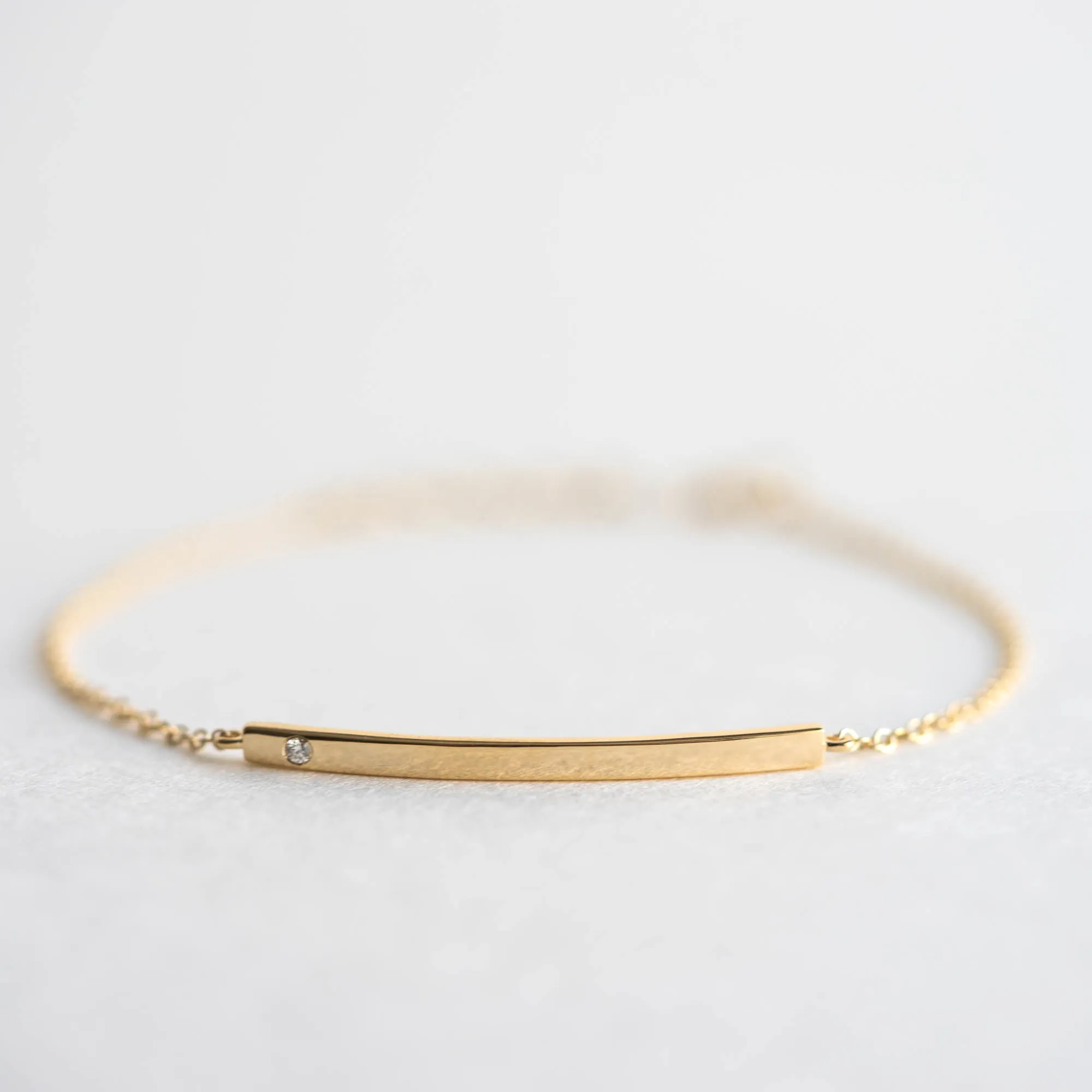 Morgan Diamond Bar Bracelet