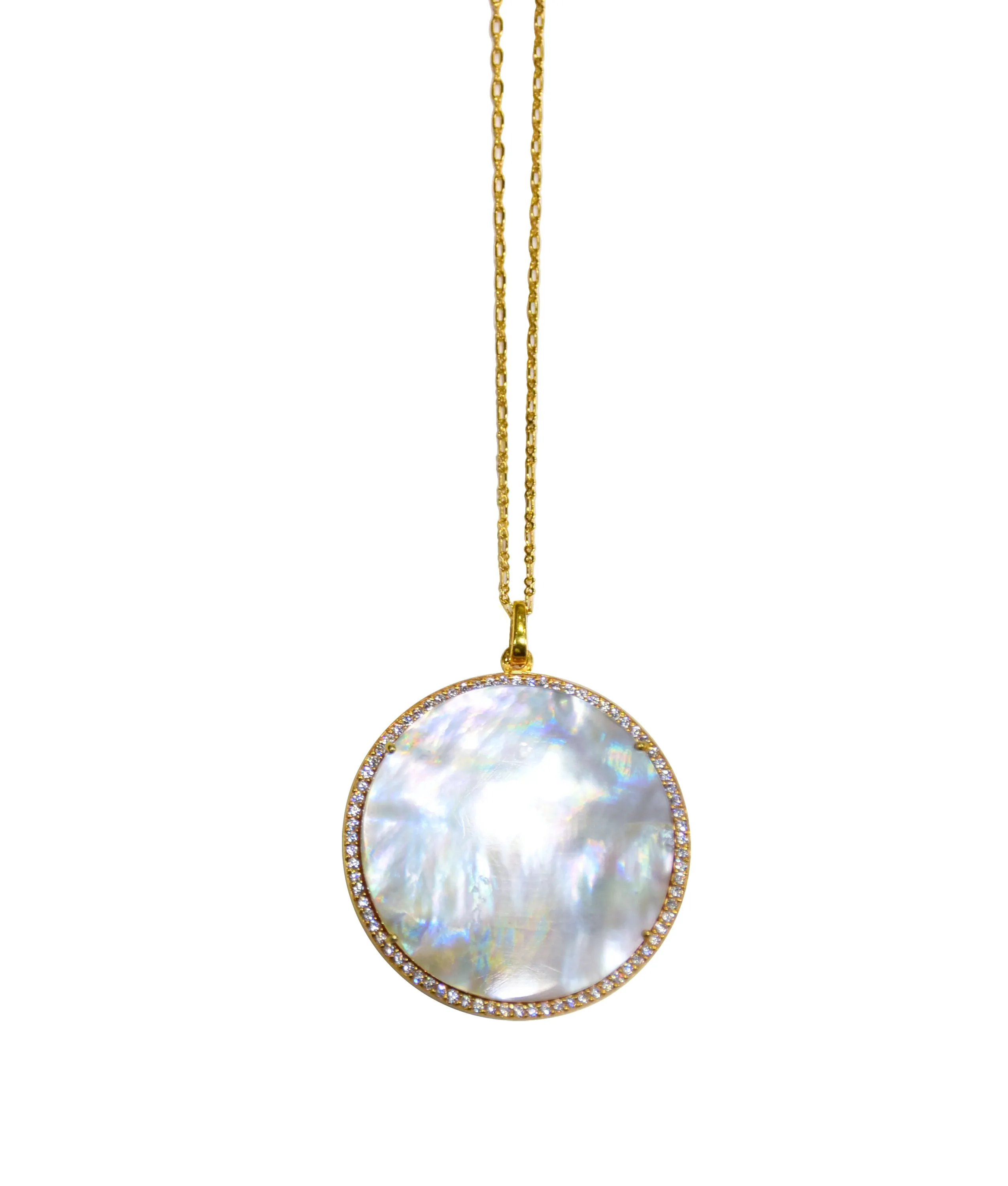Mother of Pearl Pendant Necklace