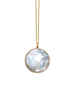 Mother of Pearl Pendant Necklace