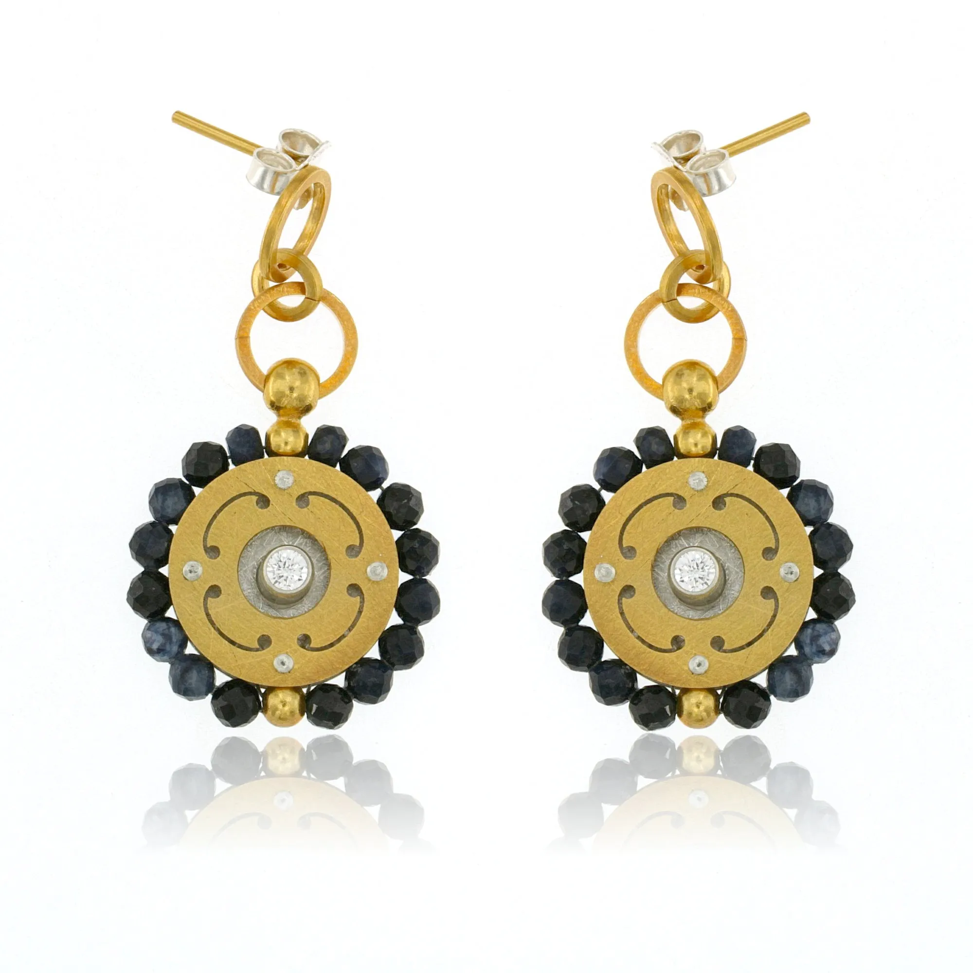 Mysterium Collection Vermeil Sapphire Earrings