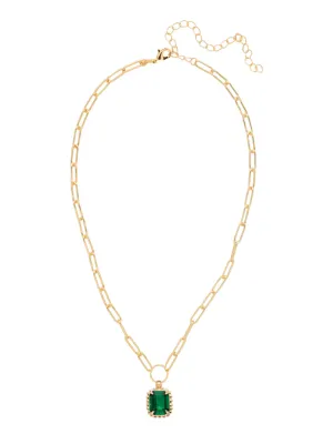 Octavia Scalloped Pendant Necklace - NGA1BGEME