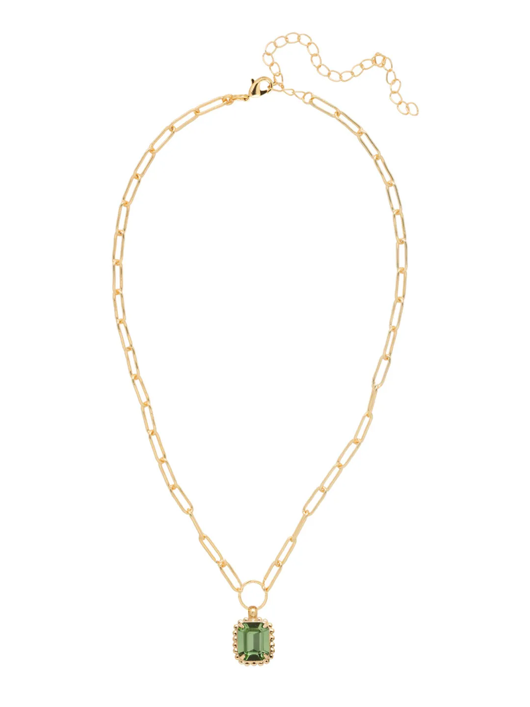 Octavia Scalloped Pendant Necklace - NGA1BGPER