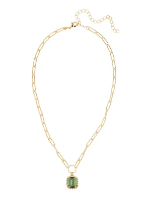 Octavia Scalloped Pendant Necklace - NGA1BGPER