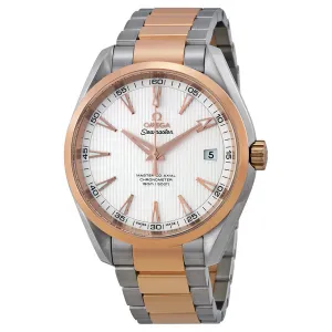 Omega Aqua Terra  Automatic  Silver Dial Steel and 18kt Rose Gold Men's Watch 23120422102001