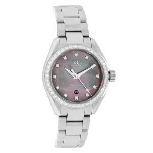 Omega Stainless Steel Diamond Seamaster Aqua Terra 231.15.34.20.57.001
