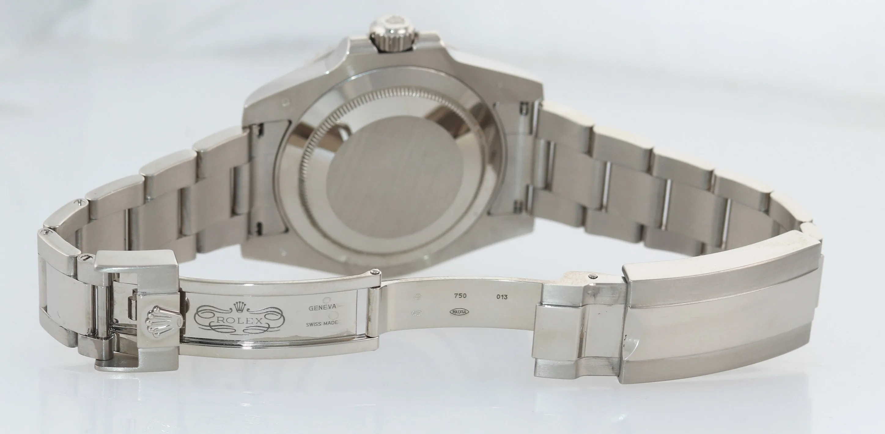 PAPERS Rolex Submariner Blue Smurf 116619 White Gold Watch Box DISCONTINUED