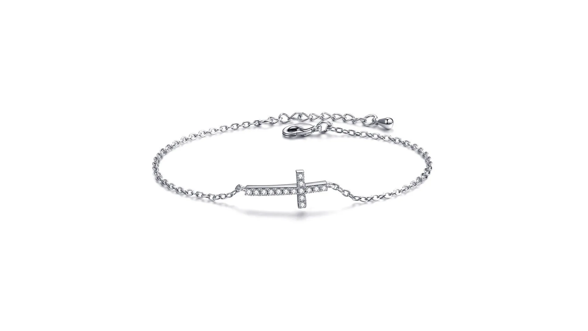 Pave Cross Bracelets