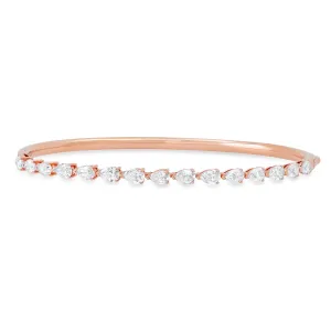 Pear Shape Diamond Bracelet