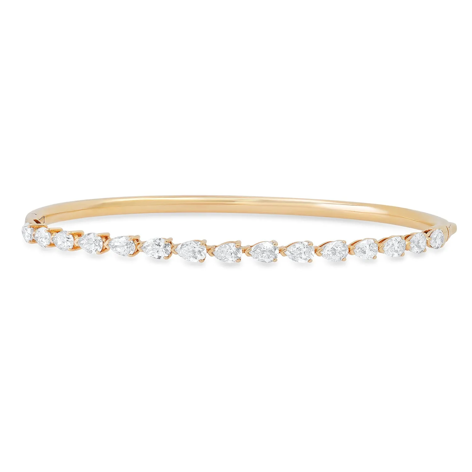 Pear Shape Diamond Bracelet