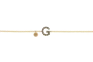 Personalized Diamond Bracelet  & Diamond Charm 18K Gold