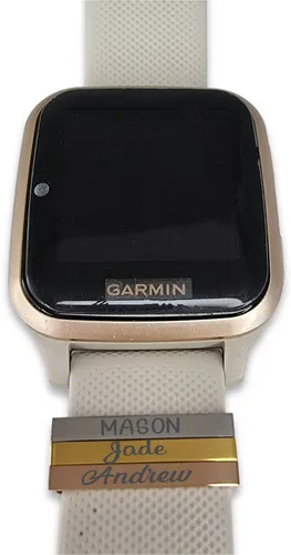 Personalized Gold Plated SS Watch/Strap Slider 20mm