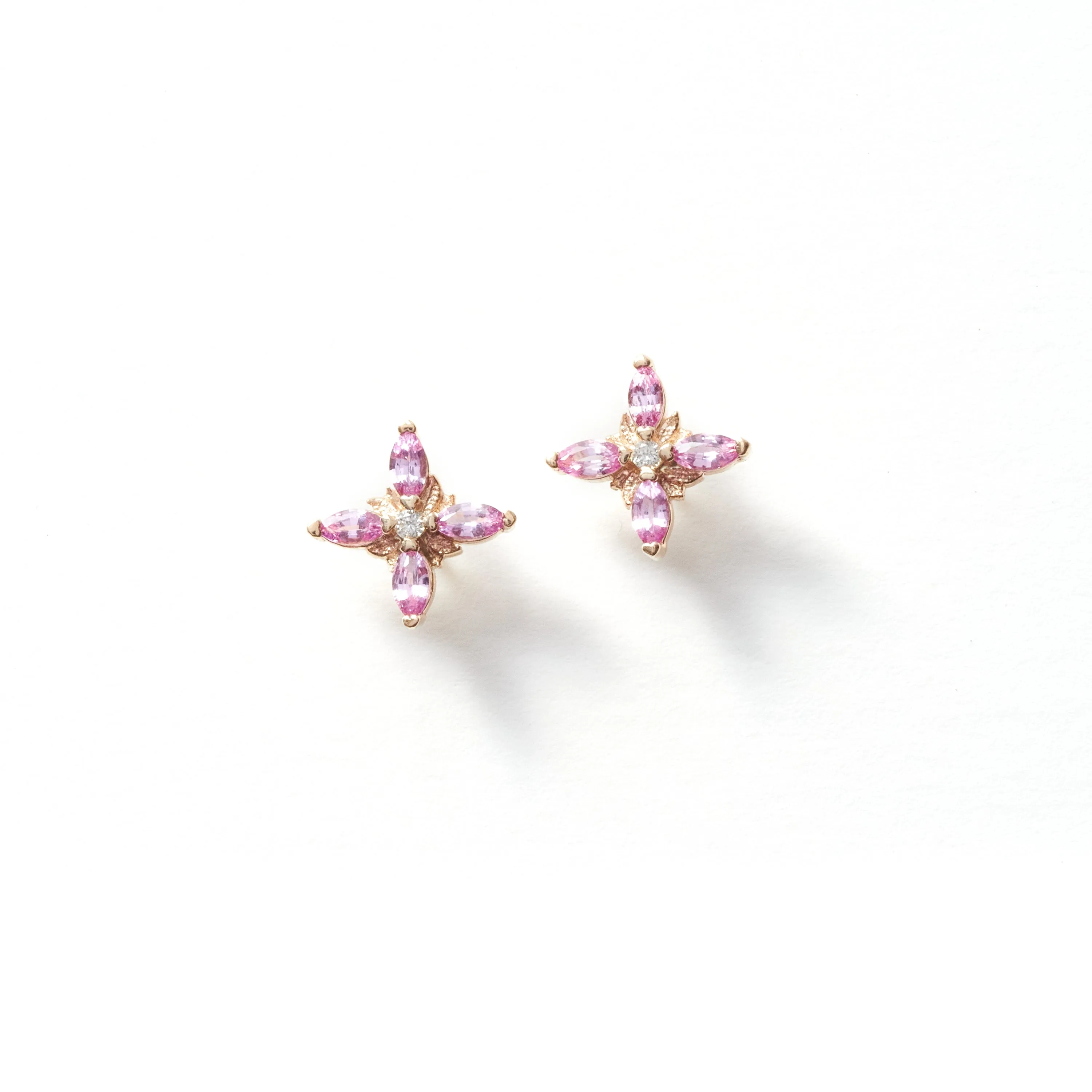 Pink Forget-Me-Not Earrings