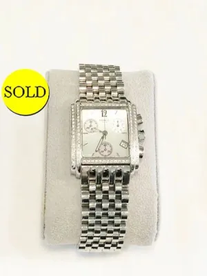 Pippo Diamond Magnum Watch With Twelve Bands
