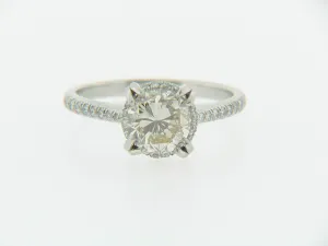 PLATINUM DIAMOND SOLITAIRE RING