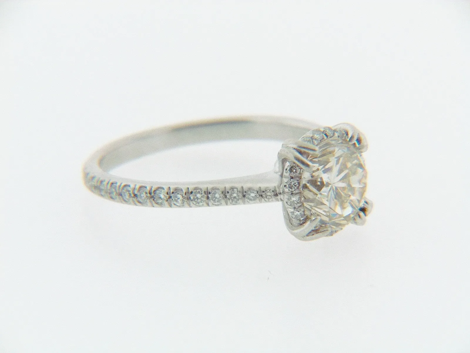 PLATINUM DIAMOND SOLITAIRE RING