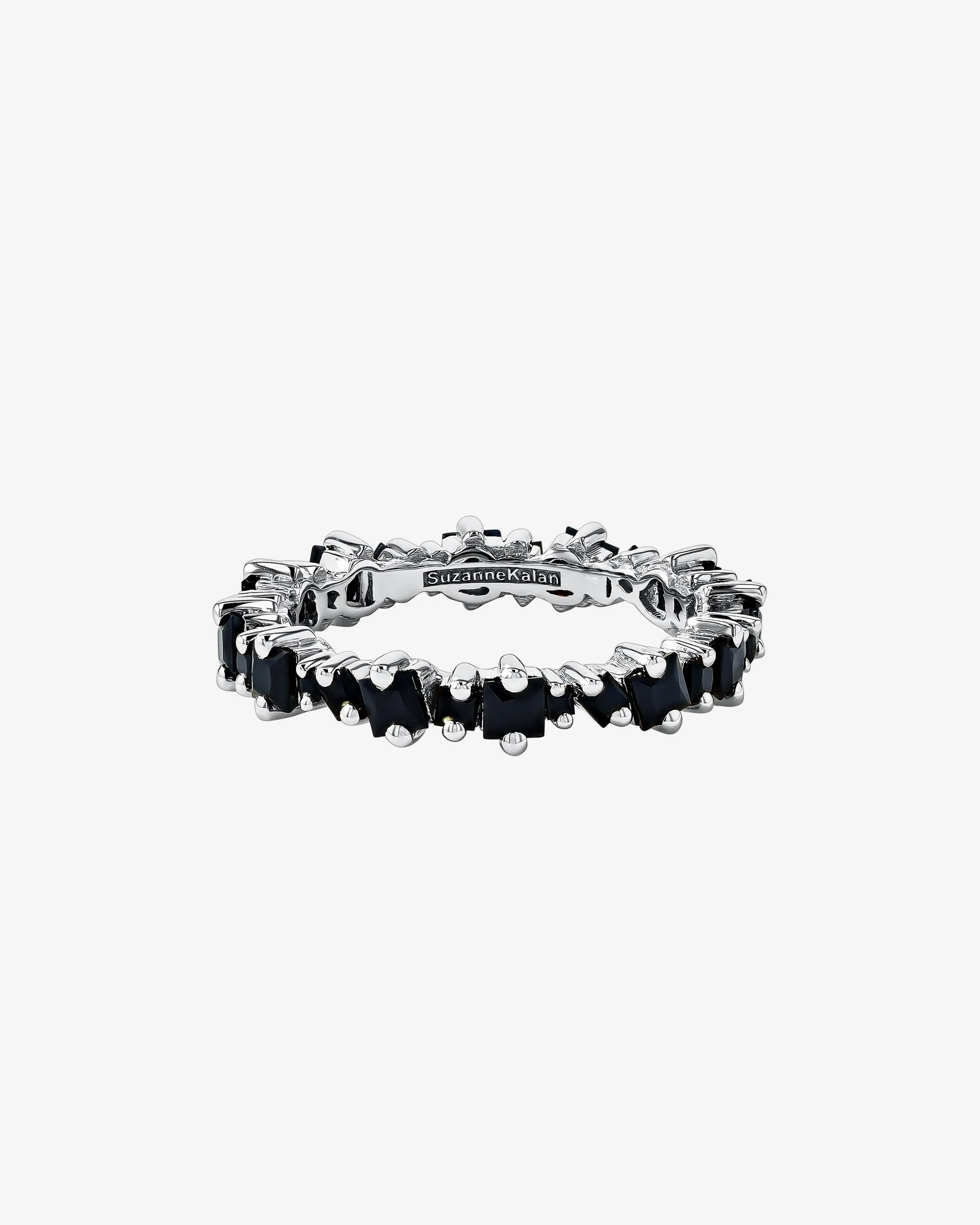 Princess Anna Black Sapphire Eternity Band