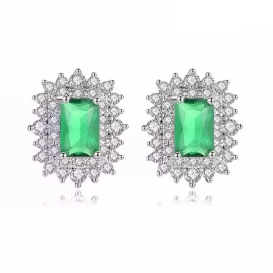 Princess Cut Crystal Earrings – Maestro Hennessy ®