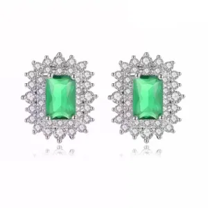 Princess Cut Crystal Earrings – Maestro Hennessy ®