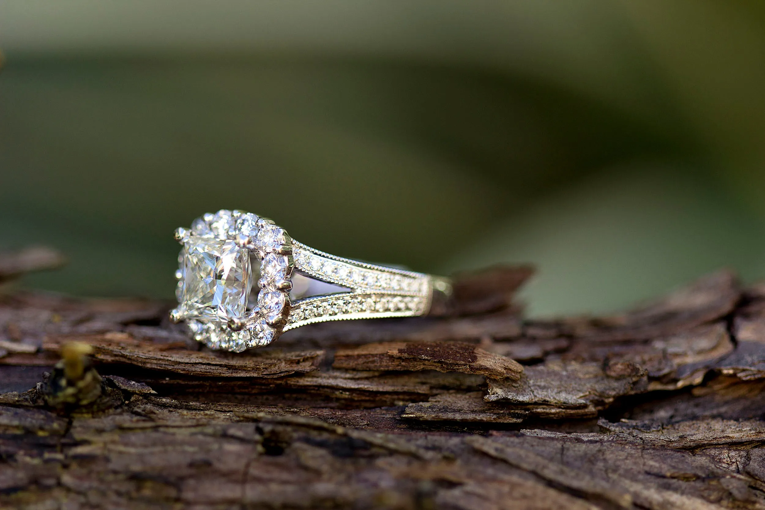 Princess Cut Diamond Engagement Ring