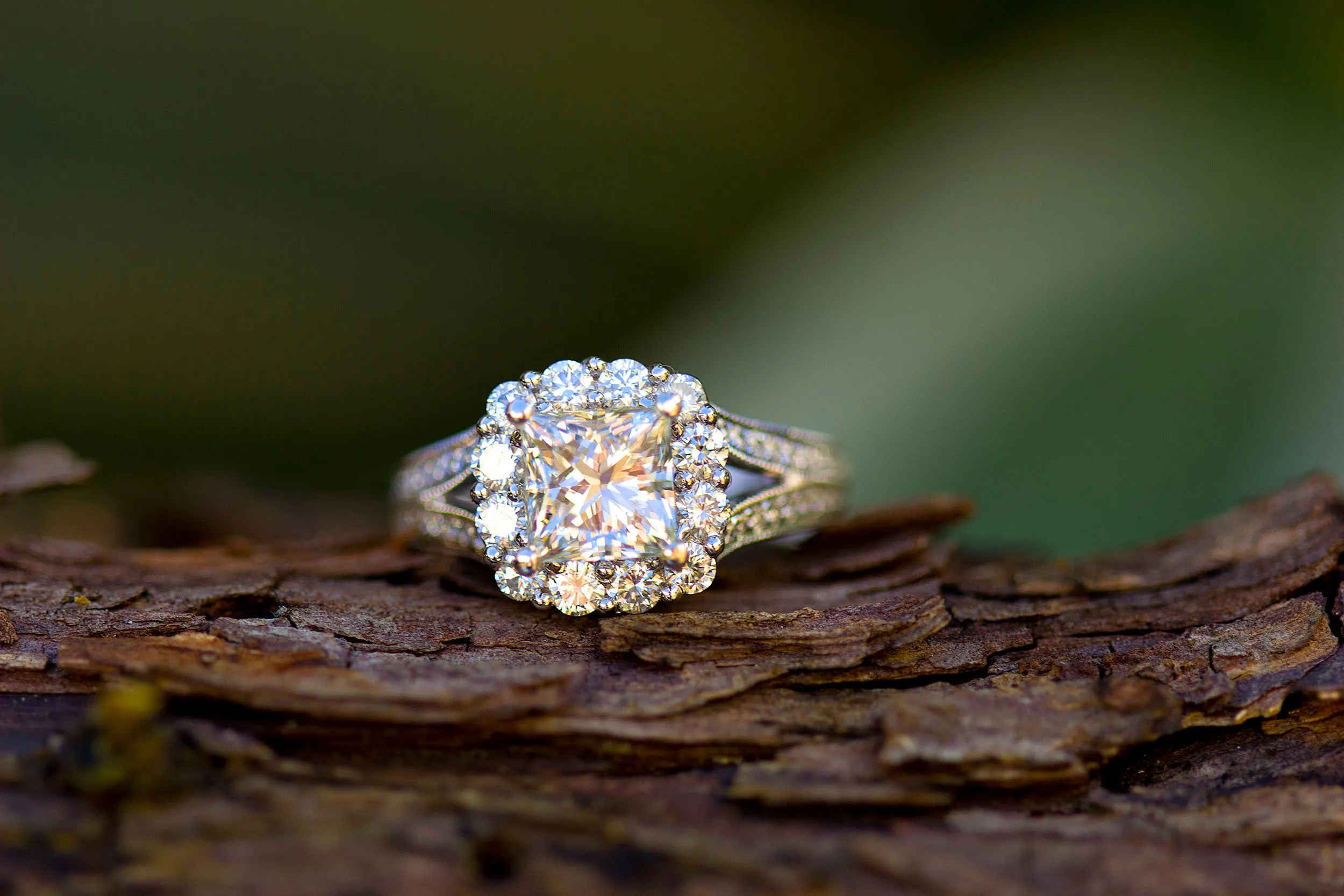 Princess Cut Diamond Engagement Ring