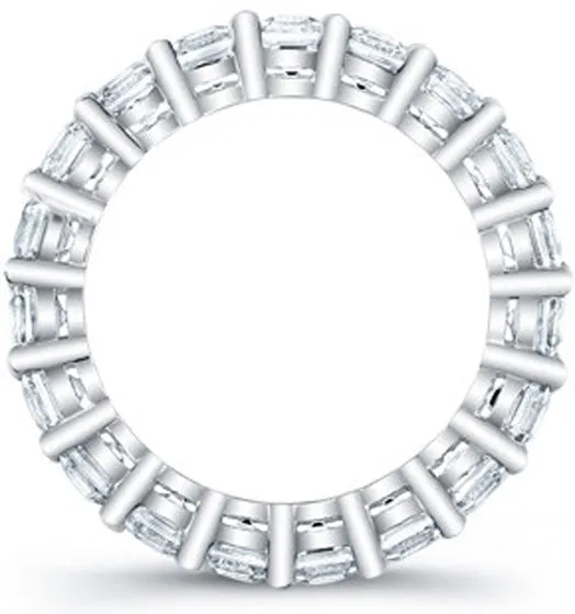 Princess Cut Diamond Eternity Ring - 3.15CTW G/SI1