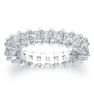 Princess Cut Diamond Eternity Ring - 3.15CTW G/SI1
