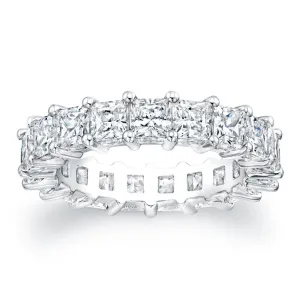 Princess Cut Diamond Eternity Ring - 4.50CTW G/SI1