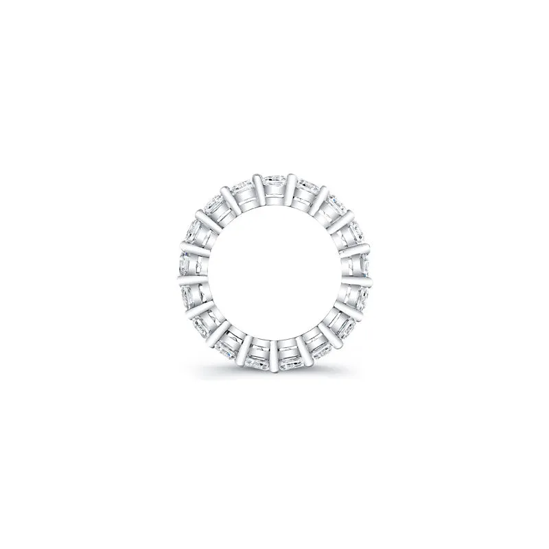 Princess Cut Diamond Eternity Ring 6.40CTW G/SI1