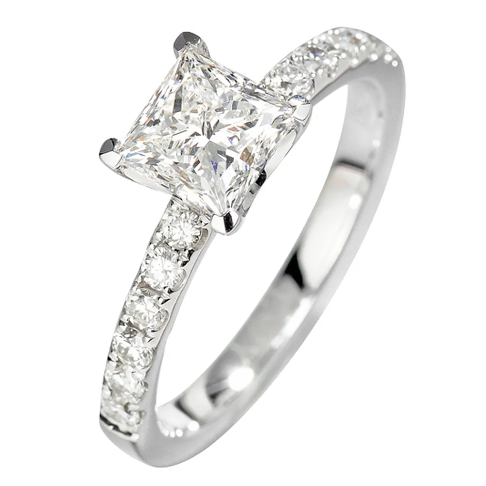 Princess Cut Lab-Grown Diamond Engagement Ring