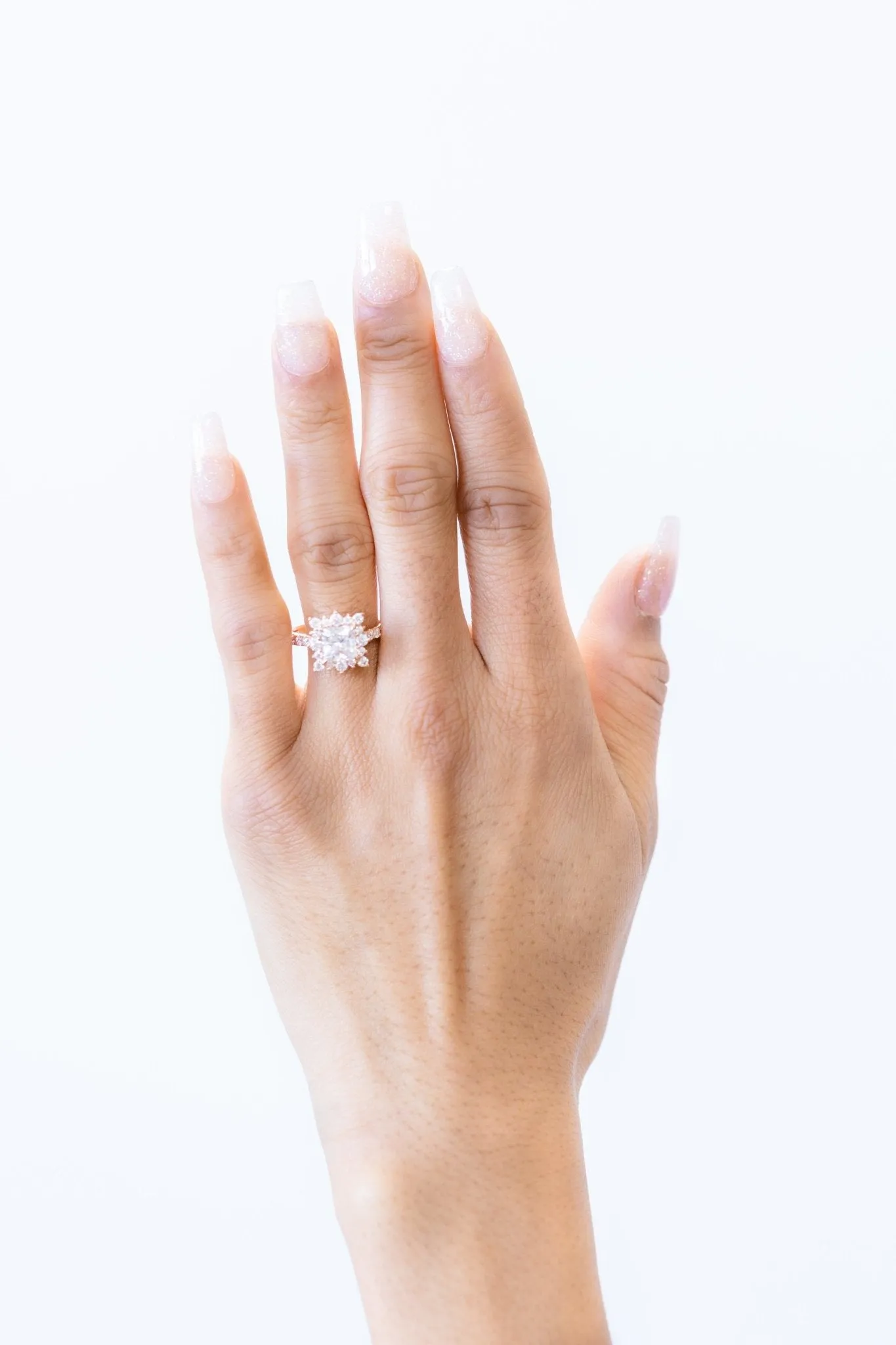 Princess Cut Moissanite Engagement Ring